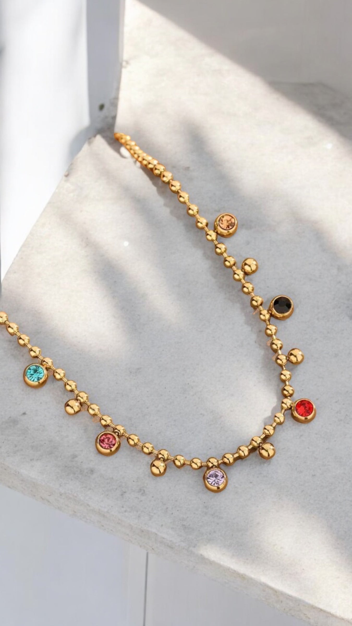 BTS Color Gold Necklace