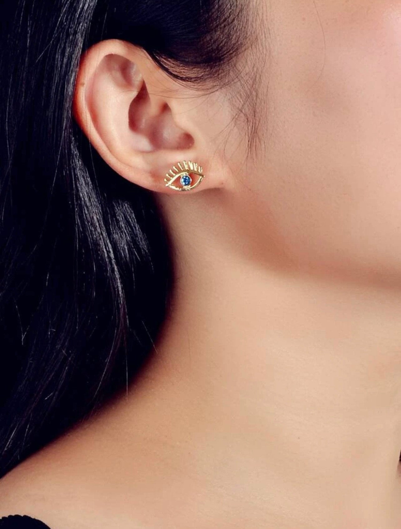 Blue Rhinestone eyes