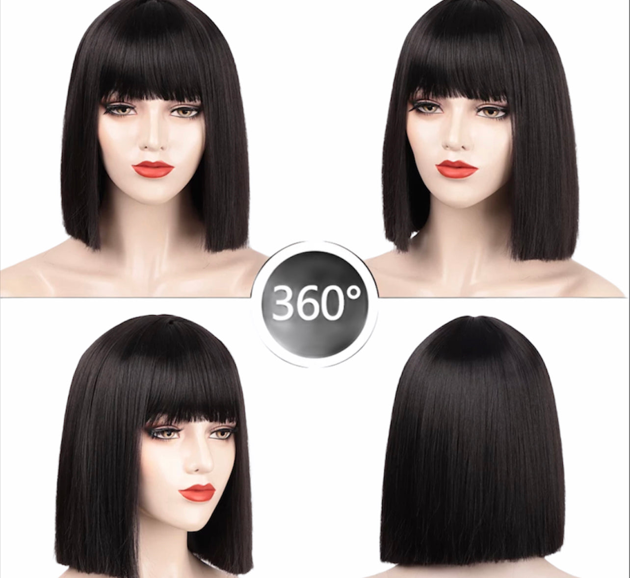 Chloe Short Straight Black Wig