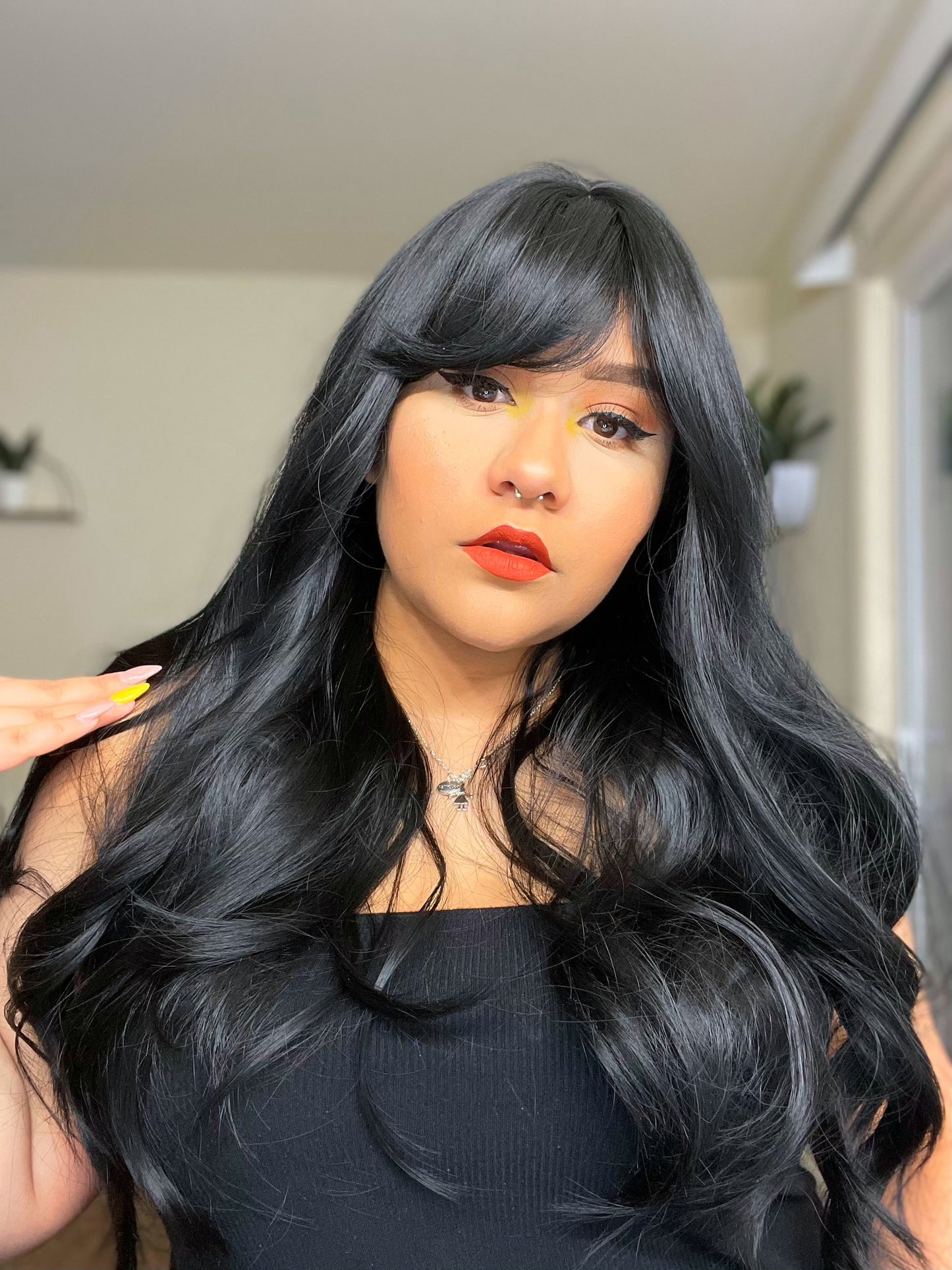 Pocahontas Long Black wig