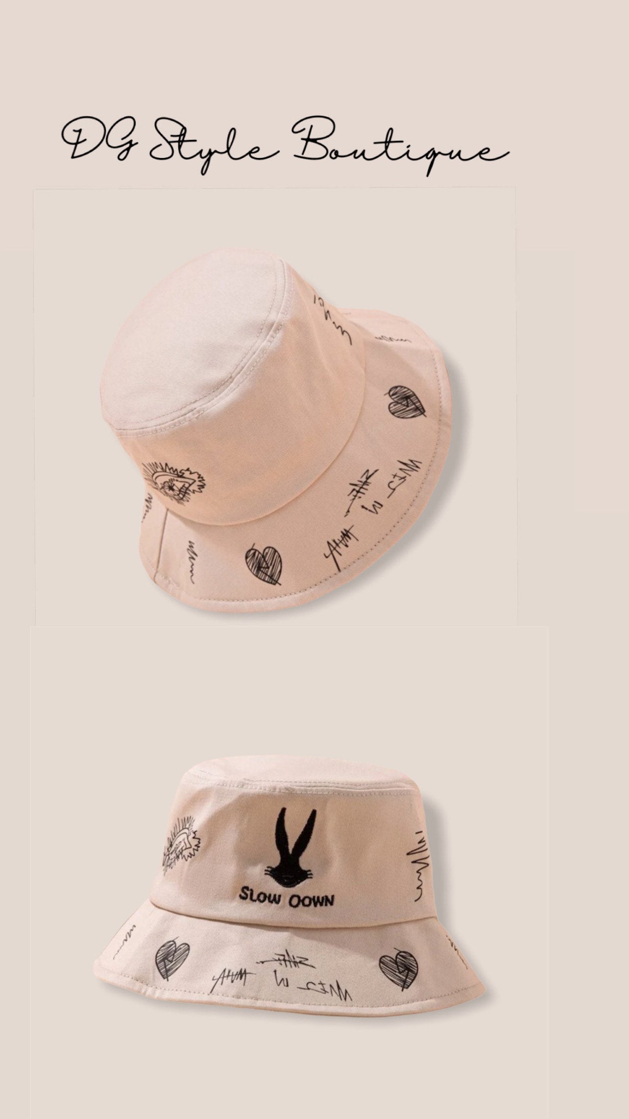 Bunny Hat Beige