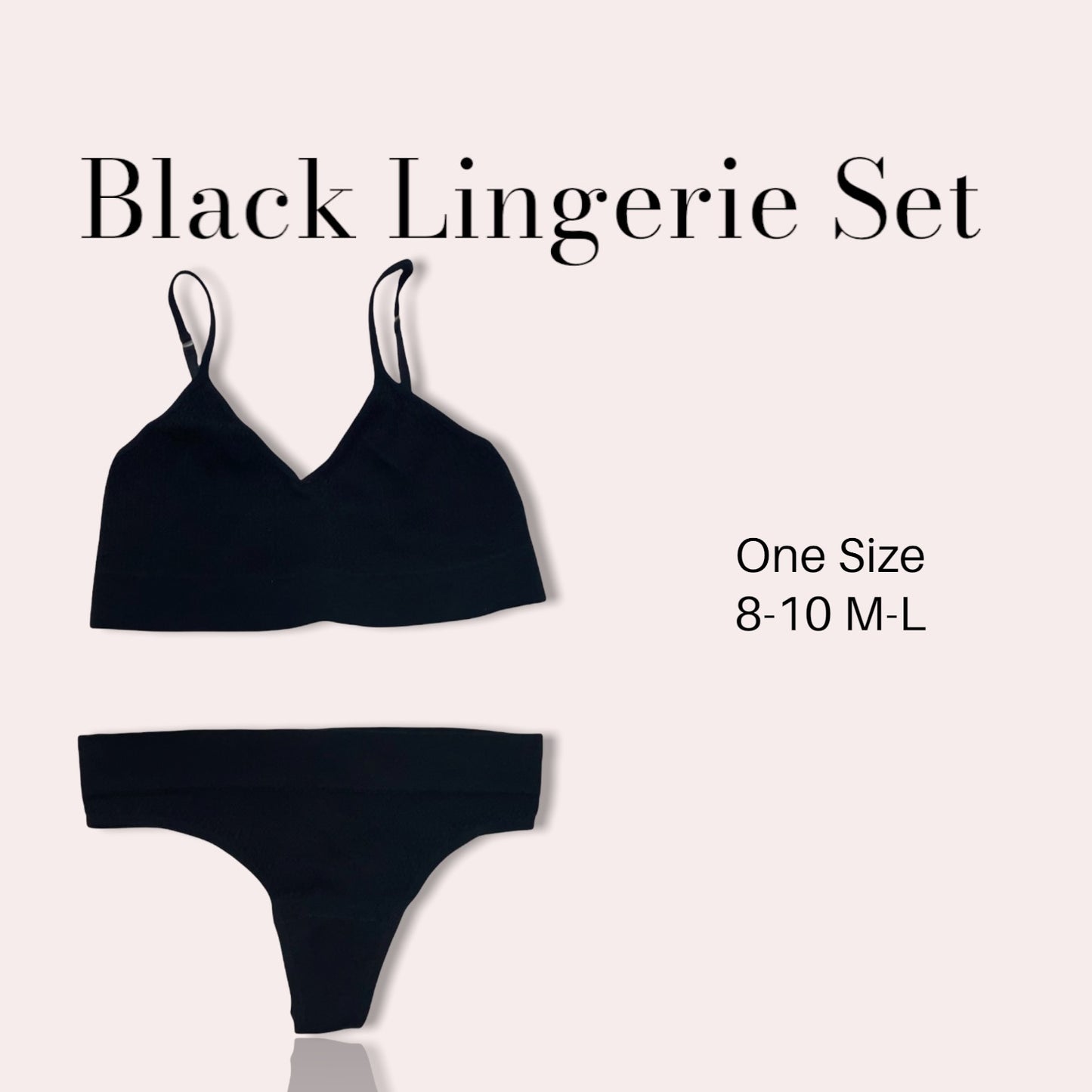 Black Lingerie Set