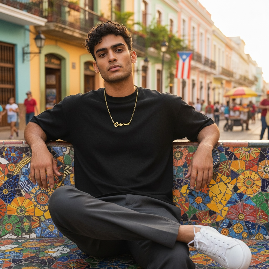 Boricua Gold necklace