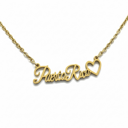 Puerto Rico Gold necklace