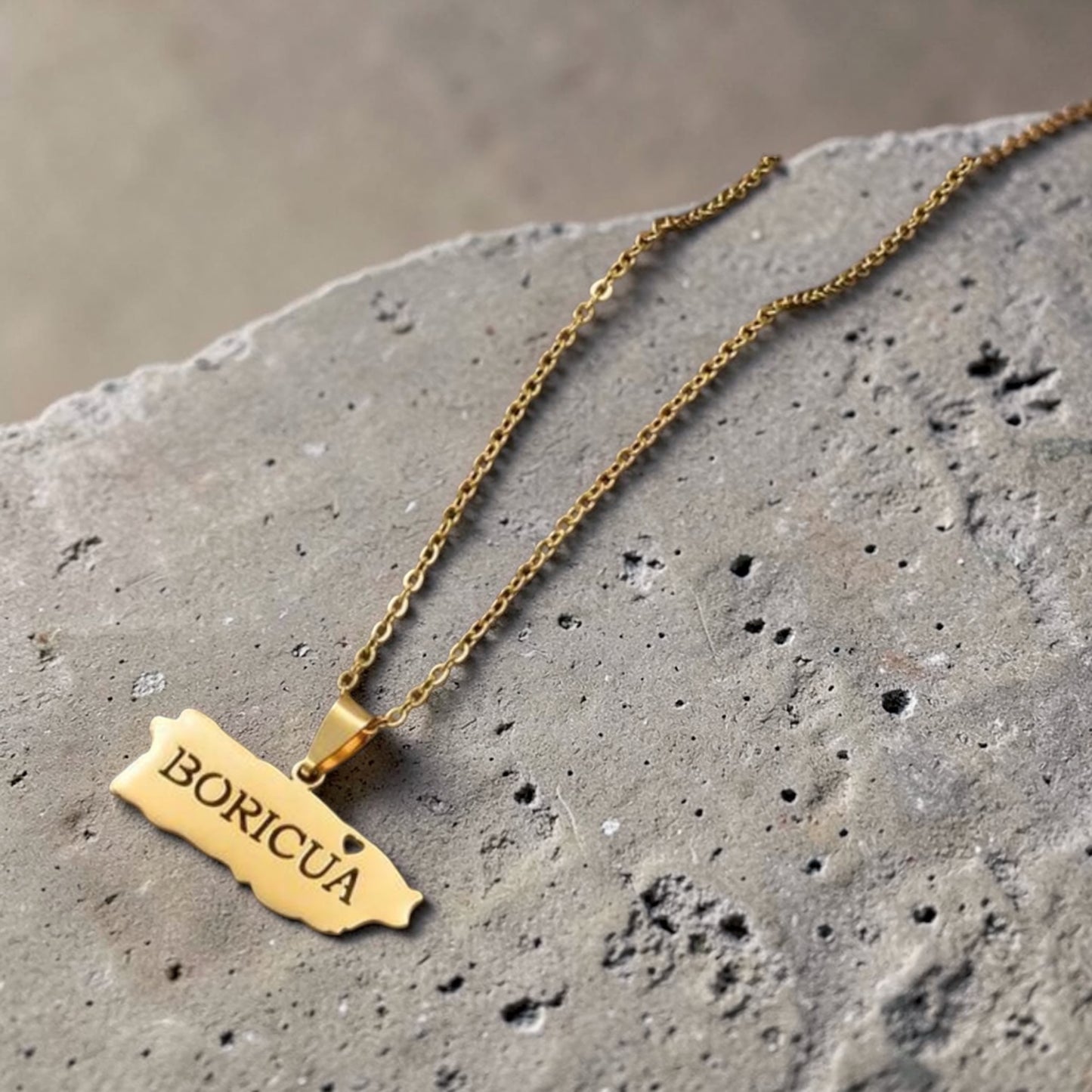 Boricua Necklace isla
