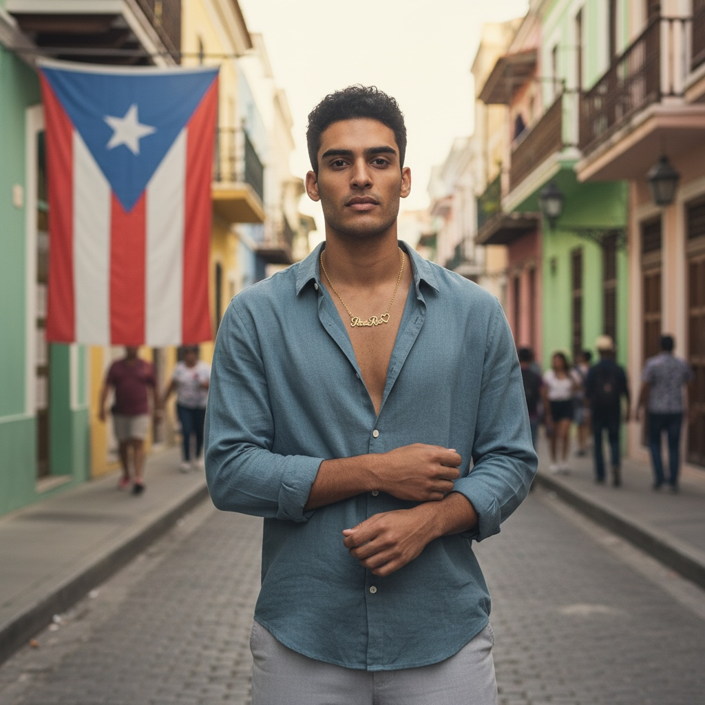 Puerto Rico Gold necklace