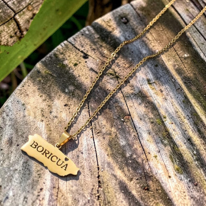 Boricua Necklace isla