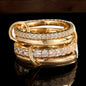Golden plated Ring Stack