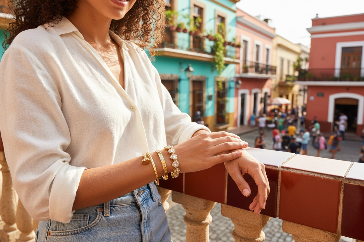 3 pcs bracelet heart