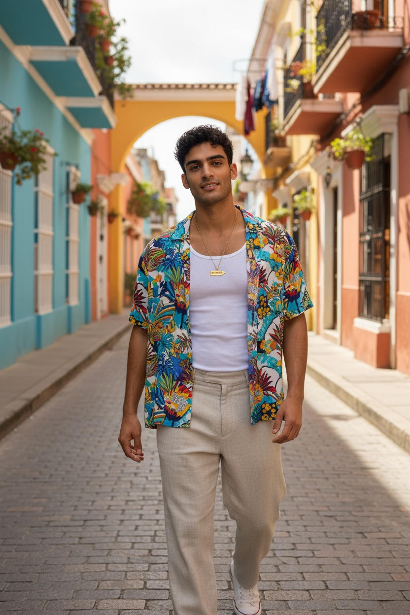 Boricua Necklace isla