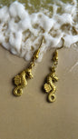 Caballito de Mar Gold Earrings