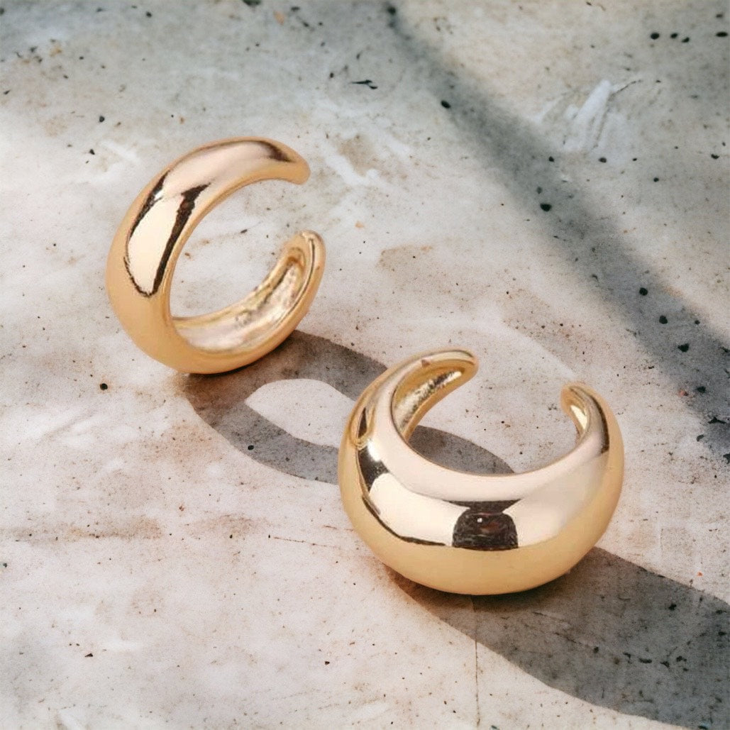 Gold Earring Cuffs
