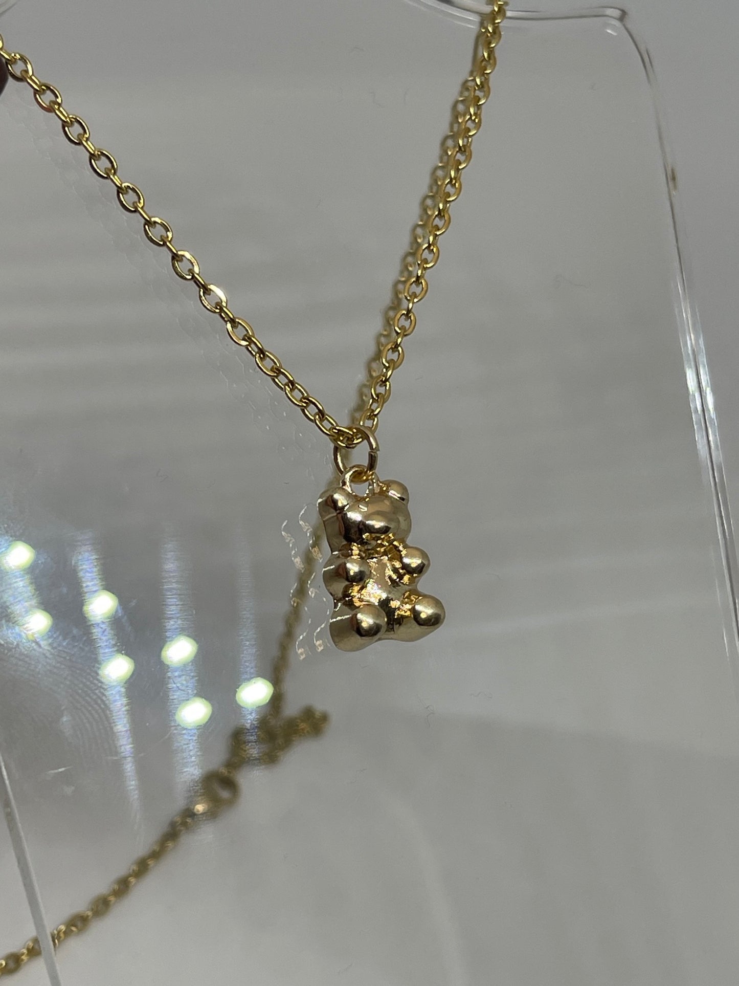 Gold & Silver Bear Necklaces