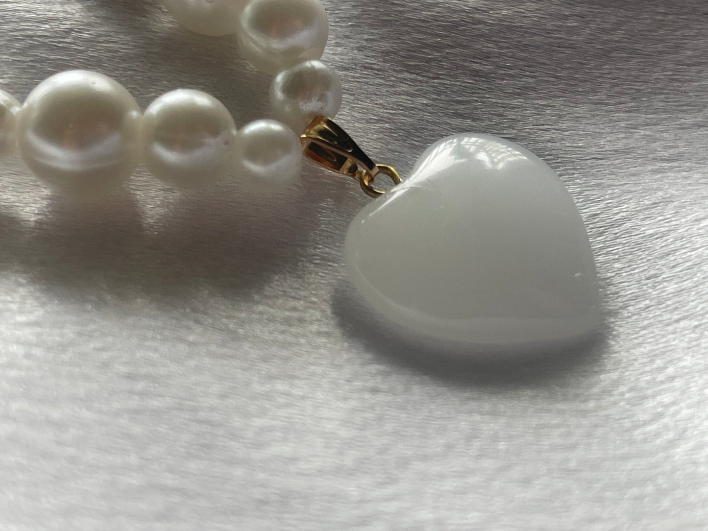 Heart Pearl Neckless