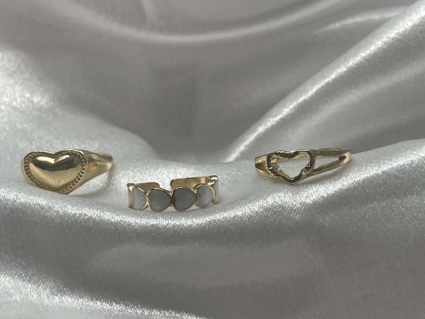 5pcs Gold Rings