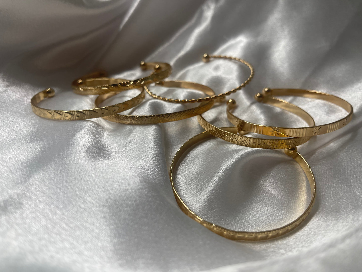 6pcs Bracelets Gold