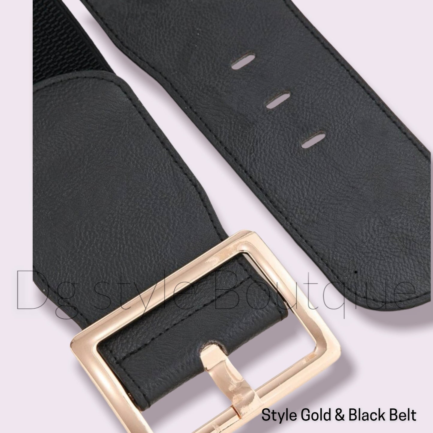 Style Gold & Black Belt