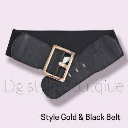 Style Gold & Black Belt
