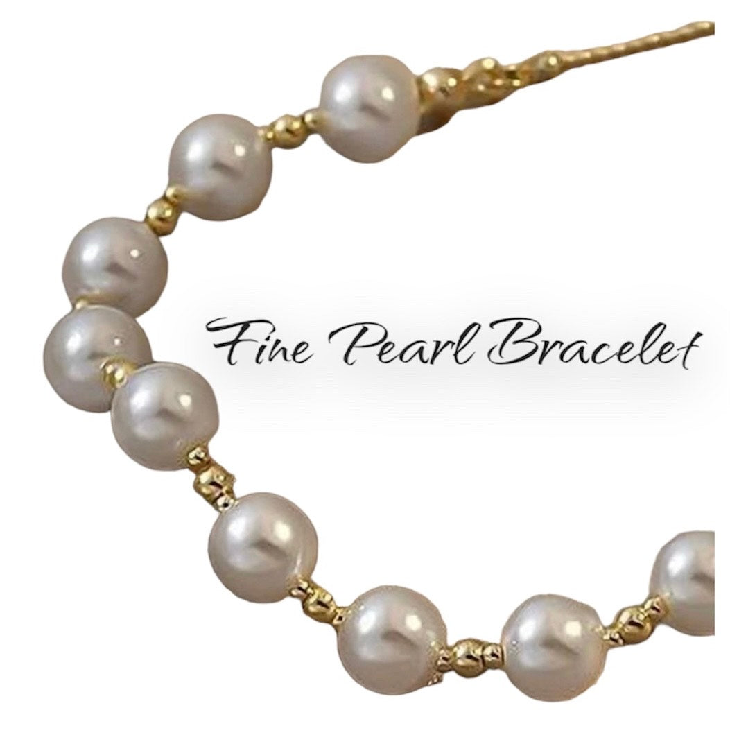 Fine Pearl Bracelet